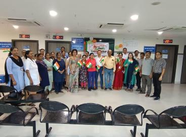 Flag hoisting' 15 Aug 2025